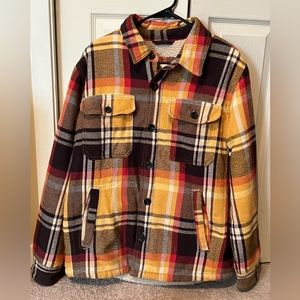 American Eagle mens shirt jacket large